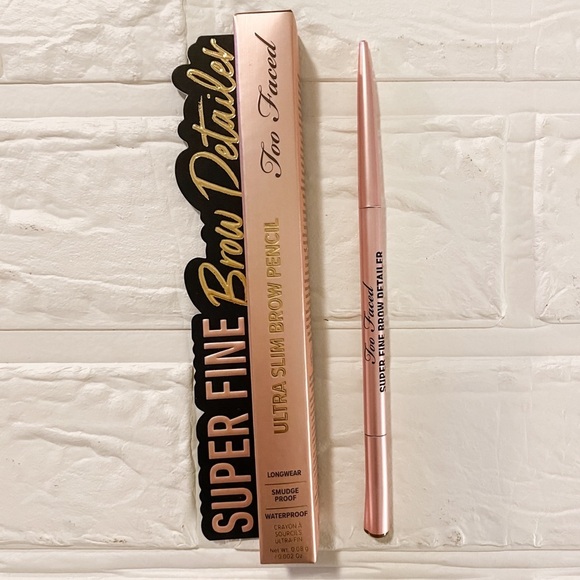 Other - NEW Auburn, Too Faced Ultra Slim Eyebrow Pencil Color Auburn